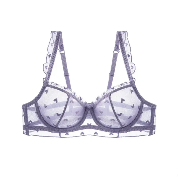 Polka dot lace bra - Image 8
