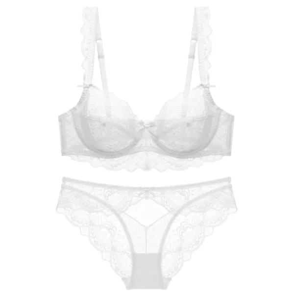 lace underwear set summer thin bra without sponge