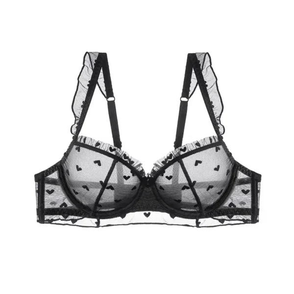 Polka dot lace bra - Image 4