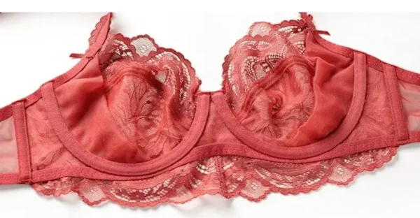 details sponge-free lace bra in summer